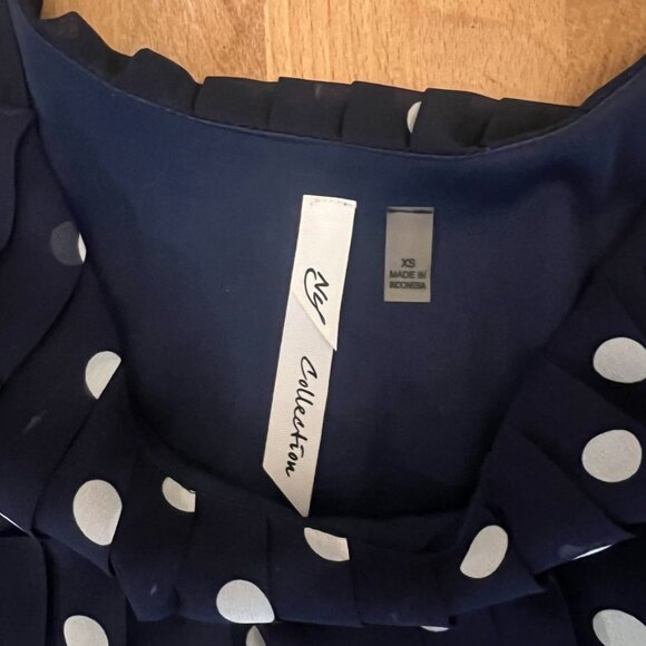 Flowy Polka Dot Summer Dress (S) - Picture 7 of 8